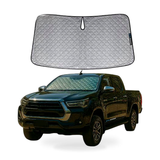 6 Layer Thick WindScreen SunShade Suitable for Toyota Hilux 15-25