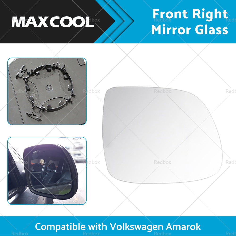 Suitable For VW AMAROK 2010-2018 Right Side Mirror Glass With Heated Convex Base