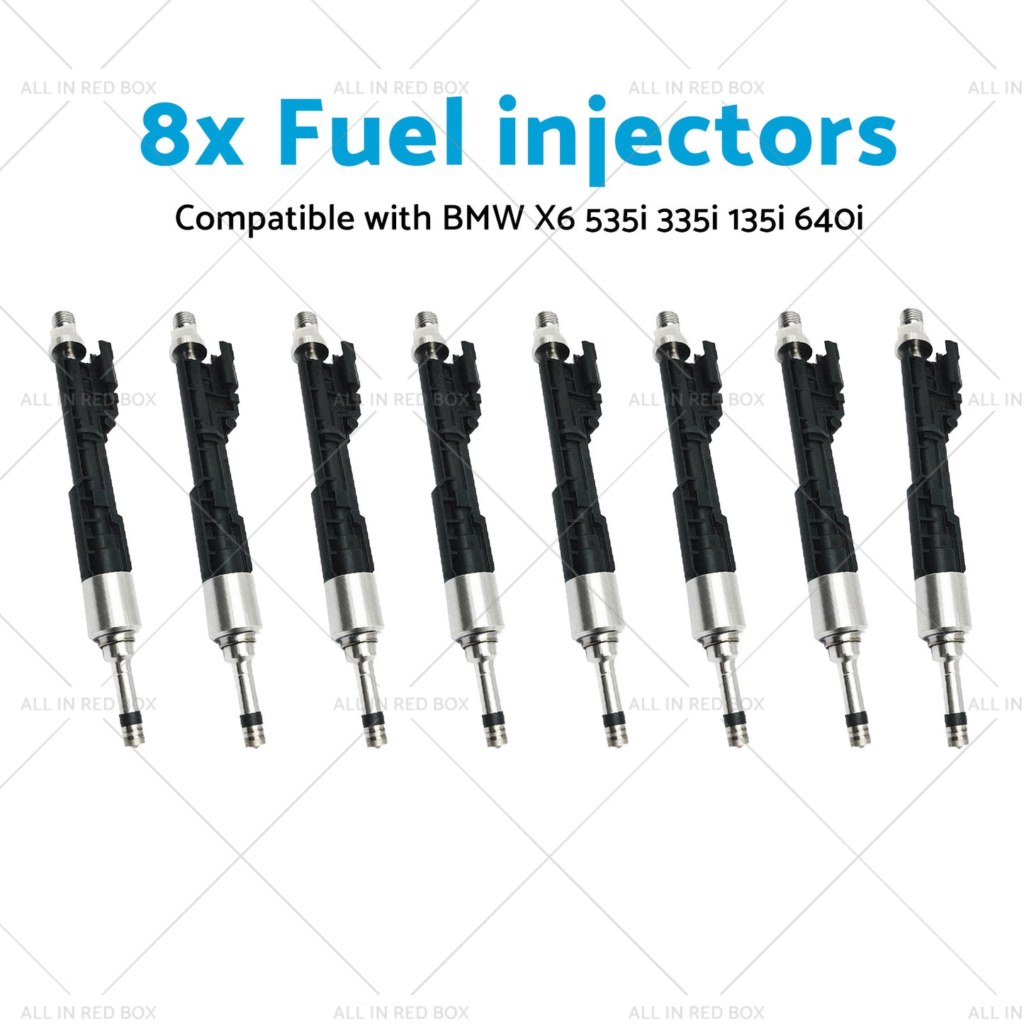 8x Fuel injectors Suitable for BMW X6 535i 335i 135i 3. 0L 13647597870 0261500109