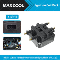 4 Pin Ignition Coil Pack for Subaru Forester Impreza Liberty Outback 2. 0L 2. 5L