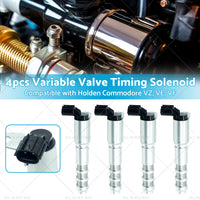 4x Variable Timing VVT Valve Solenoid Suitable For COMMODORE VE VF VZ 12615613