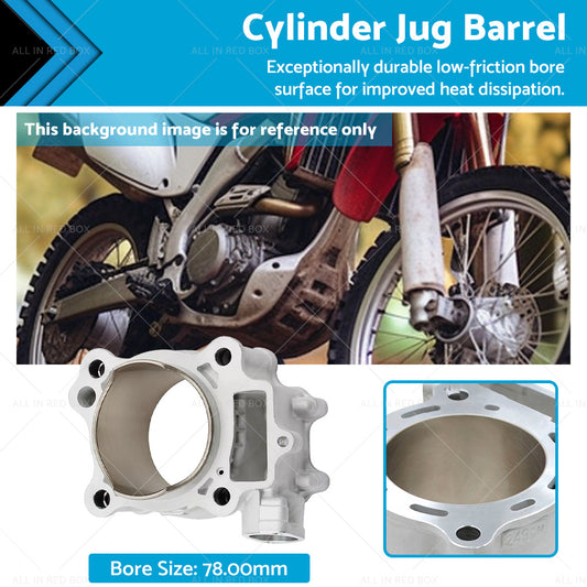 78mm Cylinder Jug Barrel Suitable For Honda 04-09 CRF 250 R 04-17 CRF 250 X