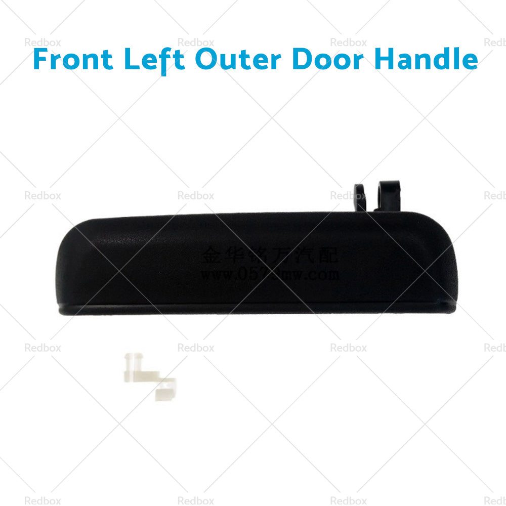 Pair LHRH FRONT Outer Door Handle Suitable For Toyota Starlet EP91 96~99 Black