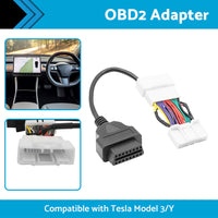 OBD2 Adapter For Scan All OBD2 Protocol Suitable for Tesla Model 3 Model Y 2019-