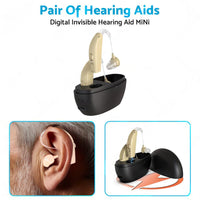 Rechargeable Digital Hearing Aid Severe Loss Ear Aid HIGH-POWER Sound Amplifier
