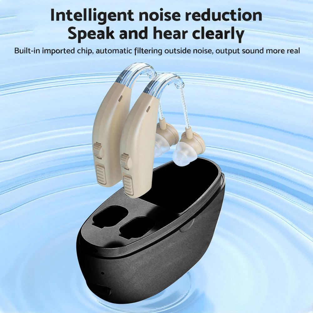 Rechargeable Digital Hearing Aid Severe Loss Ear Aid HIGH-POWER Sound Amplifier
