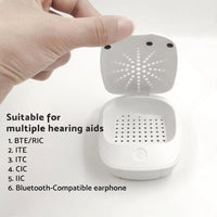 D-Dry+ Electronic Hearing Aid Dryer ¡§C For Cleaning, Drying & Storing Hearing Aids