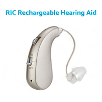 Rechargeable Digital Hearing Aid Severe Loss BTE Ear Aid HIGH-POWER Tool Kit