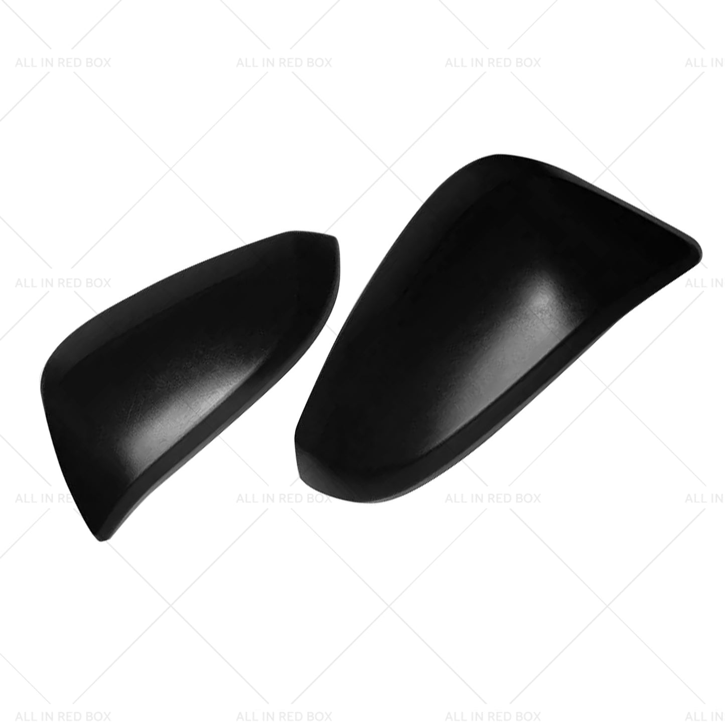 Black Mirror Covers  Door Handles Kit Suitable for Toyota Hilux 2015 - 2023