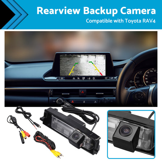 Car Reverse Camera Rear View Backup Parking Suitable for Toyota RAV4 2006-2012