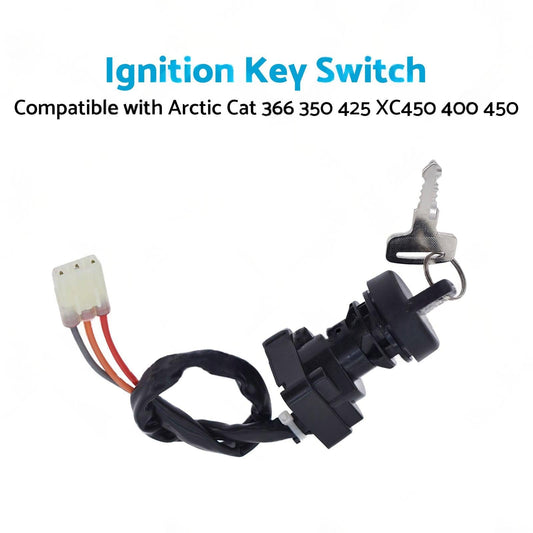 Ignition Key Switch Suitable for Arctic Cat 366 350 425 XC450 400 450 3313-439