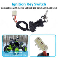 Ignition Key Switch Suitable for Arctic Cat 366 350 425 XC450 400 450 3313-439