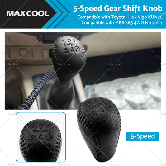 5-Speed Gear Shift Knob Suitable For Toyota Hilux Vigo KUN26 MK6 SR5 Fortuner