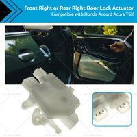 Rear Right or Front Right Door Lock Actuator Suitable for Honda Accord Acura TSX