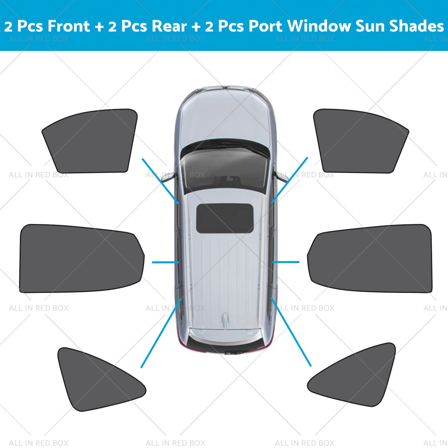 Window Magnetic Mesh Sun Blind Shade Suitable for MG ZS ZST ZS EV 2018-23