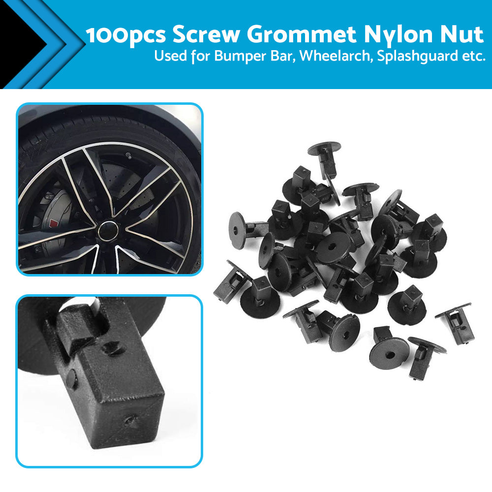 Screw Grommet Trim Clip Wheelarch Inner Guard Bumper Nut Suitable For Toyota