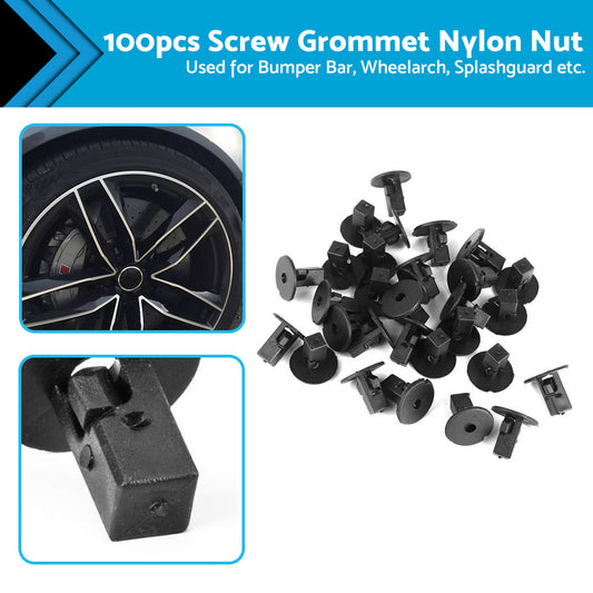 Screw Grommet Trim Clip Wheelarch Inner Guard Bumper Nut Suitable For Toyota