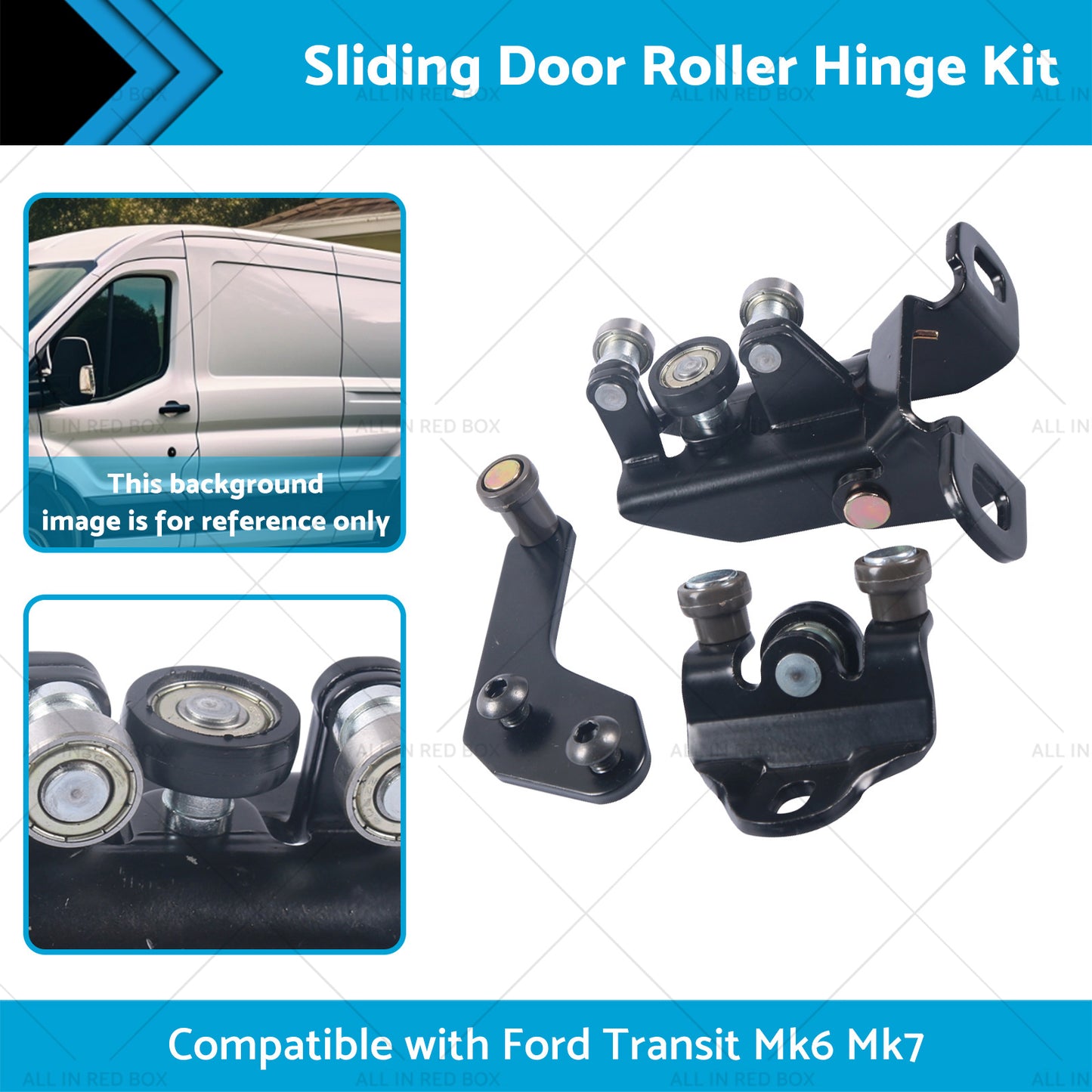 {{ Left Side Door Top Middle Bottom Roller Runner Suitable for Ford Transit MK6 MK7 }} - Buy Car Parts Online at {{ Kaka Auto Parts }}.