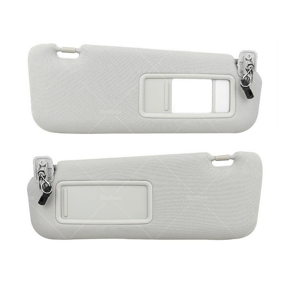 1 Pair Car Sunvisor Sun Visor Gray Front RH  and  LH Fits For Mazda CX-9 2010-2015