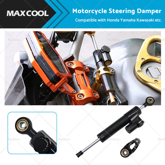 Suitable for Honda Yamaha Kawasaki Motorcycle CNC Steering Damper Stabilizer