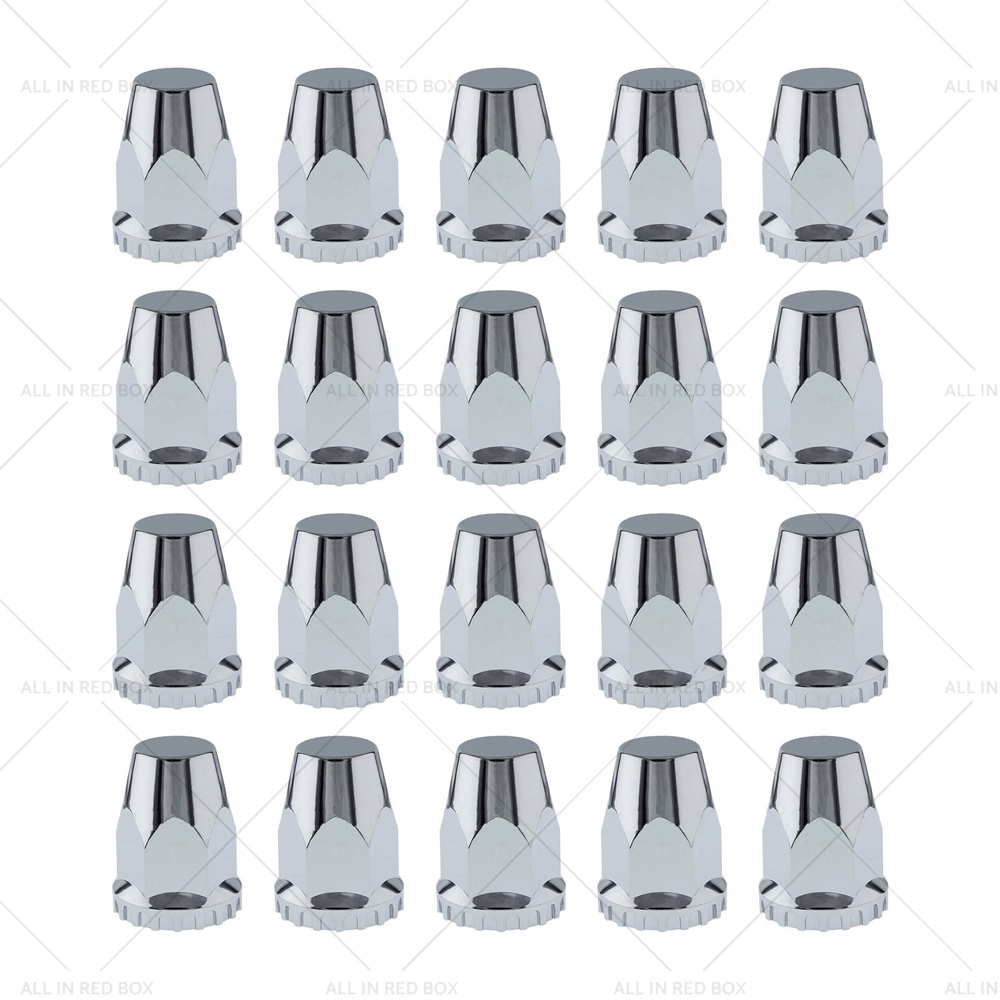 20x Nut Covers Screw Chrome 33mm Suitable for Kenworth Freightliner Western Star