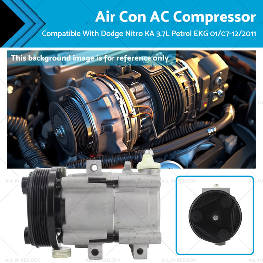 {{ Air Con AC Compressor Suitable for Dodge Nitro KA 3.7L Petrol EKG 01/07-12/2011 }} - Buy Car Parts Online at {{ Kaka Auto Parts }}.