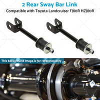 2 Rear Sway Bar Link+Bush Kit Suitable for 92-19 Toyota Landcruiser FJ80R HZJ80R