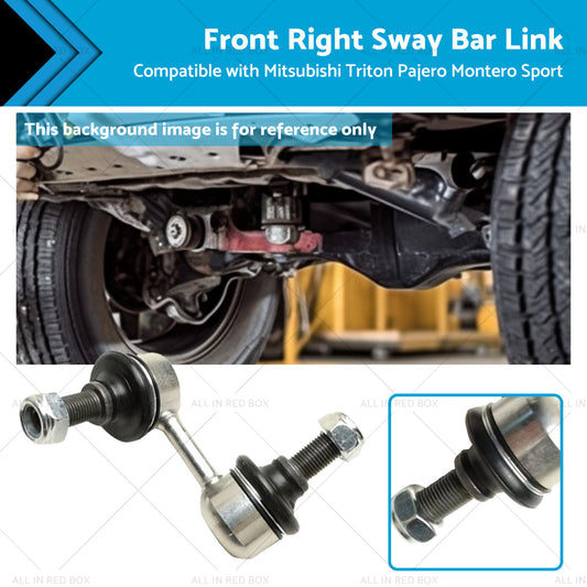 Front Right Sway Bar Link Suitable for Mitsubishi Triton L200 2WD 4WD 06-15