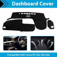 Dash Mat Carpet Suitable for Lexus RX 2016-2019 300 350 450 Dashboard Cover