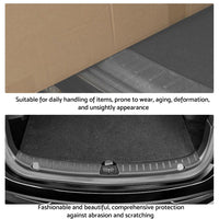 Rear Bumper Guard Trunk TPE Protector Cover Suitable For Tesla Model Y 22-23