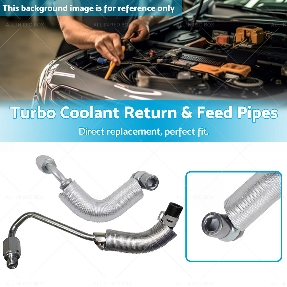 Turbo Coolant Return  and  Feed Pipes Suitable For Holden TM Barina Cruze 1. 4L LUJ