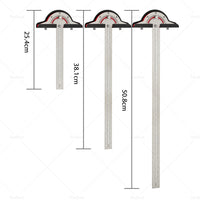 Woodworkers Edge-Rule Adjustable Protractor Angle Finder Stainless Steel Caliper