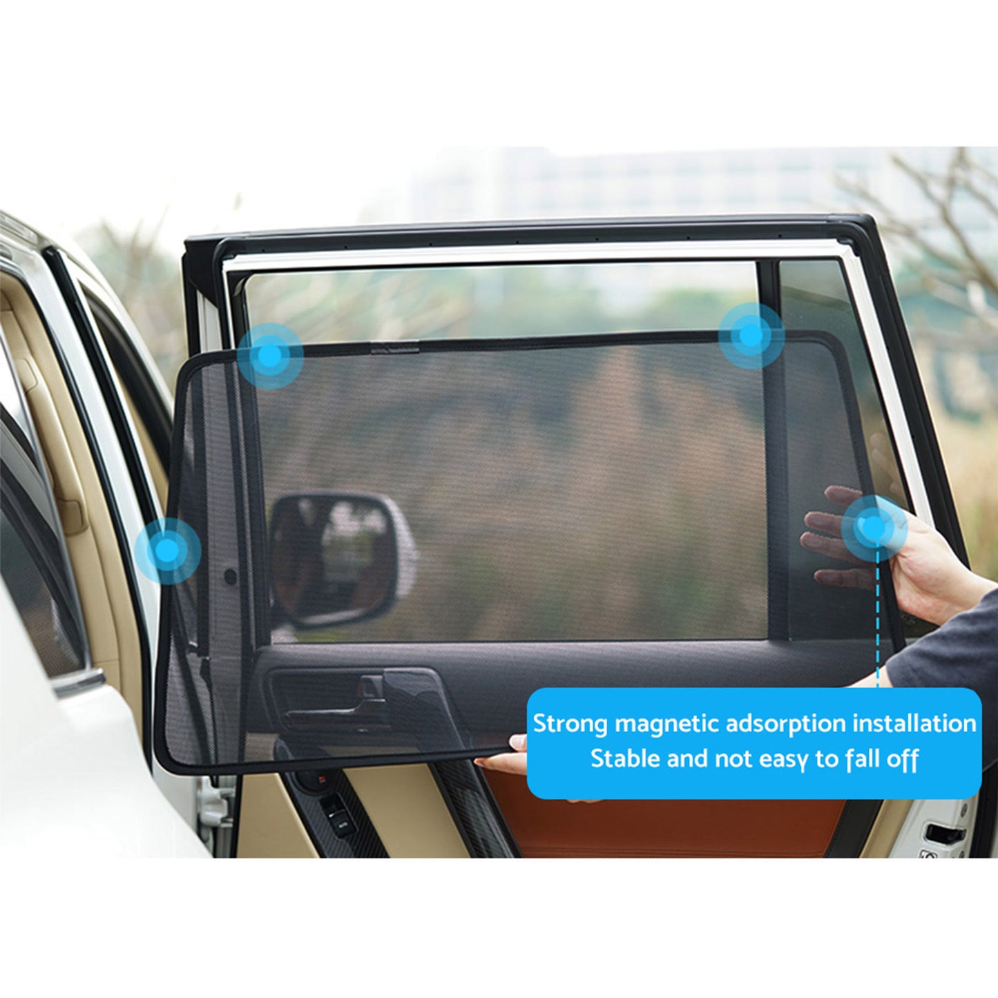 Car Window Sun Shade Magnetic Suitable For Nissan Patrol 2012–2024 Y62 Series