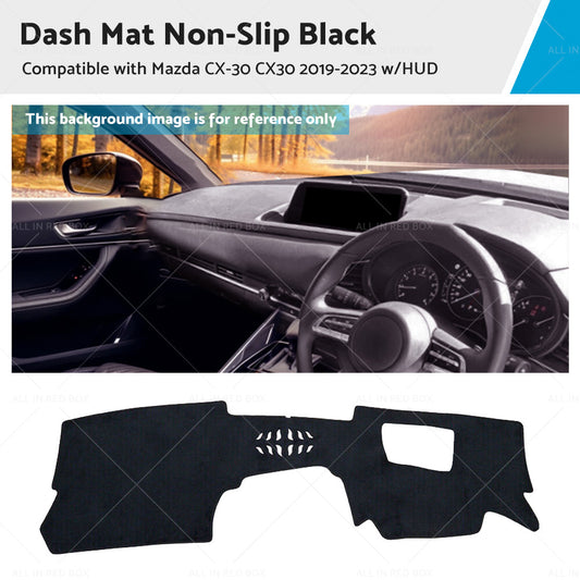 Non-Slip Dash Mat Suitable For Mazda CX-30 CX30 2019-2023 Dashboard Cover w HUD