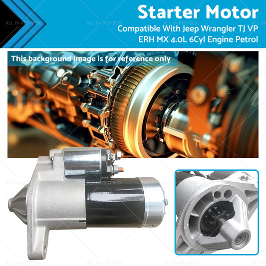 Starter Motor Suitable for Jeep Wrangler TJ 4. 0L Petrol ERH MX 1996 - 2007