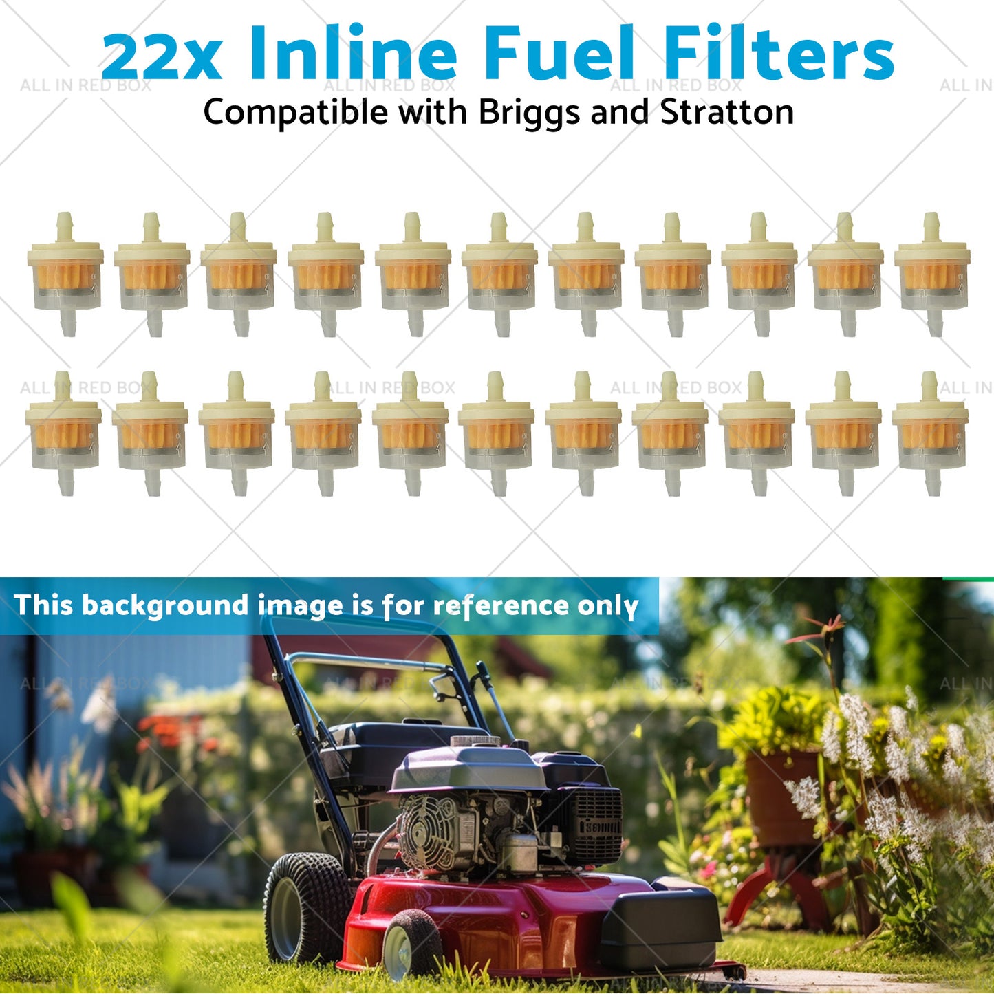 22x Inline Fuel Filters Suitable for Briggs and Stratton 691035 493629 16hp-24hp