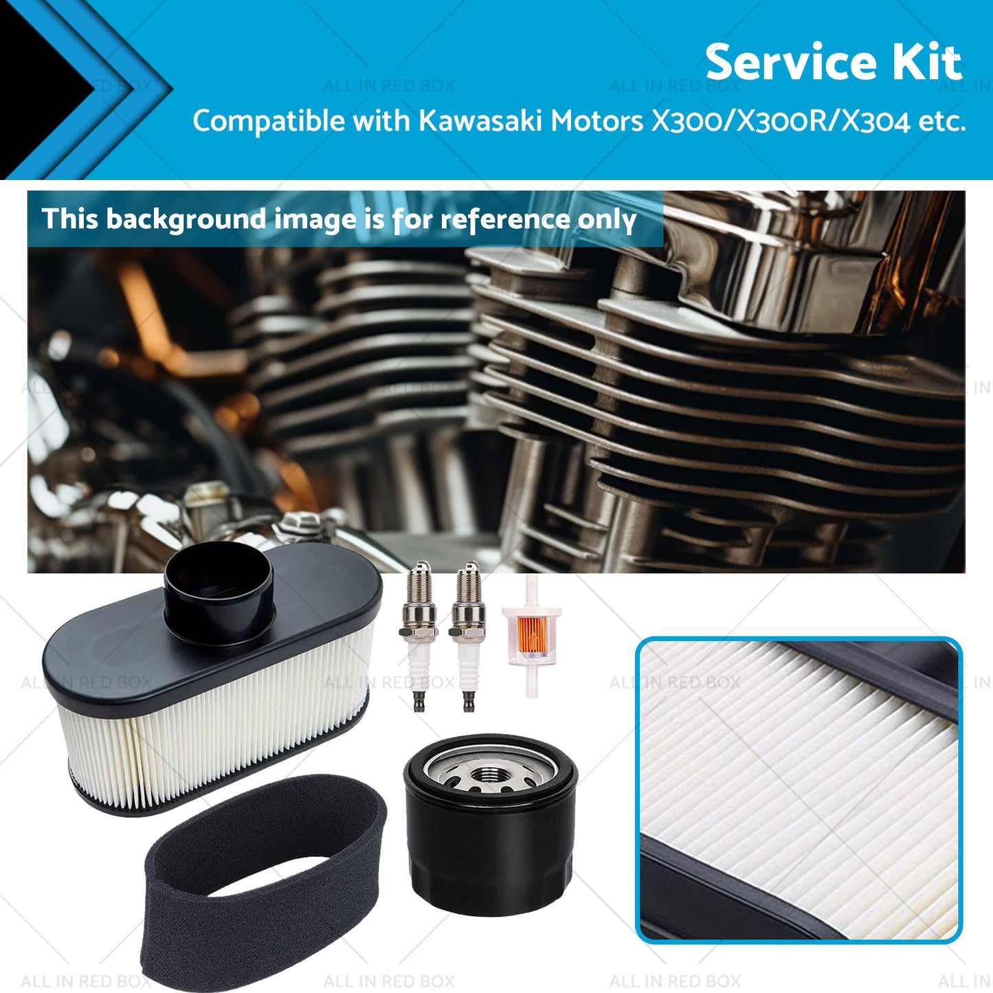 Service Kit Suitable for John Deere Mowers X300 X300R X303x310x320 MIU12555