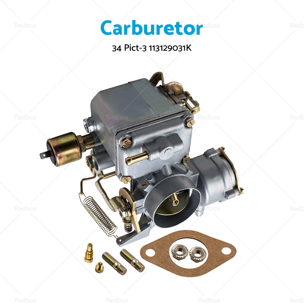 Carburetor Carby 12V Electric Choke Fits For VW Volkswagen 34 Pict-3 113129031K