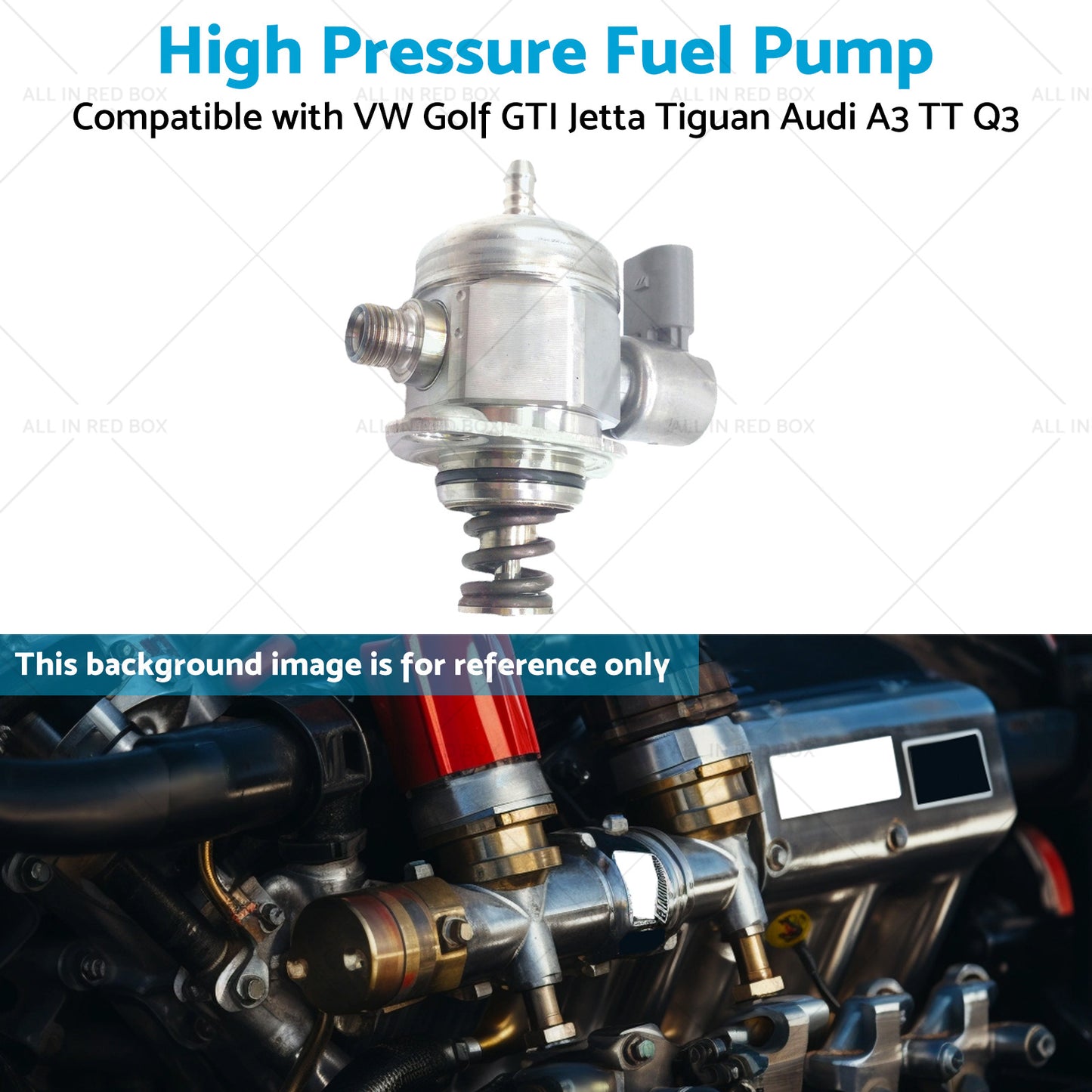 1x High Pressure Fuel Pump Suitable For VW Golf GTI Jetta Tiguan Audi A3 TT Q3