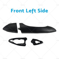 Pair RH LH Front Outer Door Handle Dumb Black Suitable For BMW X5 E53 2000-2006