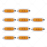 10x Clearance Light LED Side Marker Suitable For Truck Trailer Lorry Lamp Amber