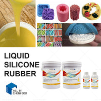 SH25 Liquid Silicone Rubber Mould Making Kit 100 3 Mix - 1Kg 2Kg 5Kg 10Kg Blue