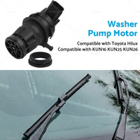 Wiper Windscreen Washer Pump Motor Suitable for Toyota Hilux KUN16 KUN25 KUN26