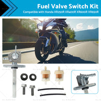 Fuel Tap Petcock Valve Switch Suitable for Honda XR250R XR400R XR600R XR650R