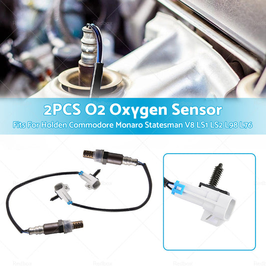 2X O2 Oxygen Sensor Fit For Holden Commodore Monaro Statesman V8 LS1 LS2 L98 L76