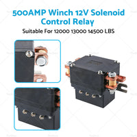 500AMP Winch 12V Solenoid Control Relay Suitable For 12000 13000 14500 15000 LBS