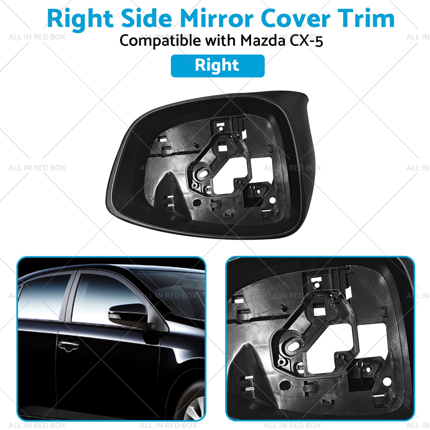 Right Side Mirror Cover Trim Frame Suitable for Mazda CX5 CX-5 KE 02 12-11 14 RH