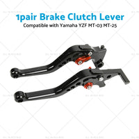 Short Clutch Brake Levers CNC Suitable for Yamaha YZF R3 R25 MT03 MT25 2014-2021