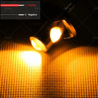 4PCS Universal 12V Mini Amber Motorcycle Indicator LED Turn Signal Light Blinker