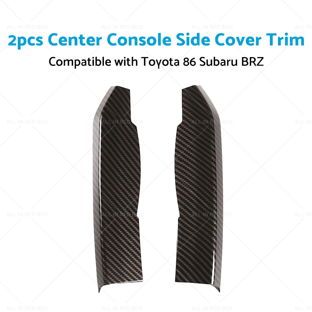 Center Console Carbon Fiber Cover Trim Suitable For Subaru BRZ Toyota 86 13-20